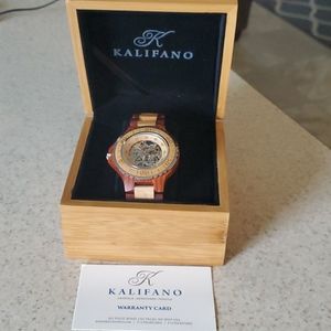 Wood Kalifano Mens Watch